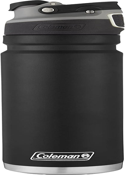 Freeflow Autoseal 24oz Black Stainless Steel Water Bottle - Hydration Made Easy!